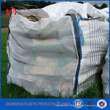 Hebei supplier vented firewood big bag , pp mesh jumbo bags for onion , potato , wood pellet